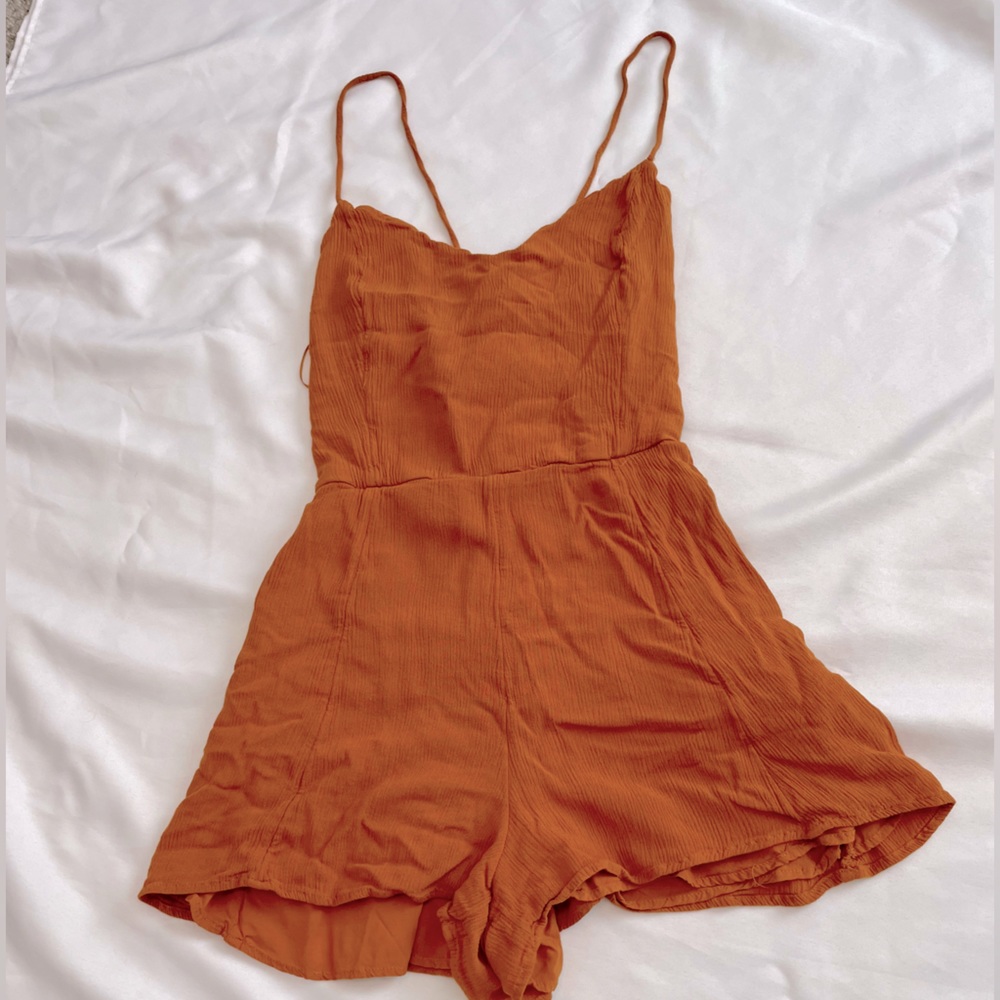 Abercrombie & Fitch Orange Jumpsuit